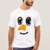Snowman Face ; Geschikt voor familie T-shirt (Voorkant)