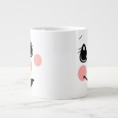 Snowman Face Grote Koffiekop (Voorkant)