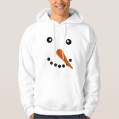 SNOWMAN FACE HOODIE (Voorkant)