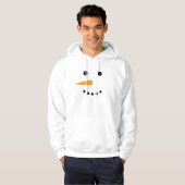 Snowman Face Hoodie (Voorkant volledig)