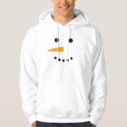 Snowman Face Hoodie (Voorkant)