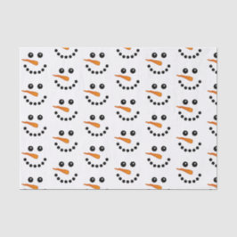 Snowman Face kerstfeestdagen feestelijk Tissuepapier