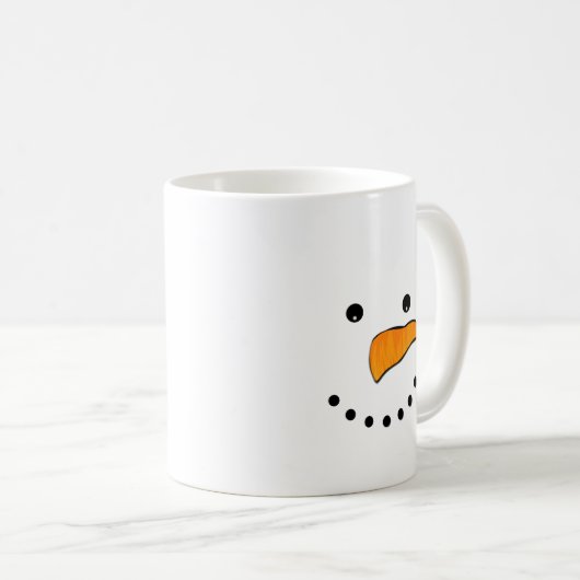 Snowman Face Koffiemok (Voorkant rechts)
