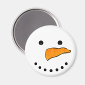 Snowman Face Magneet (Voorkant / Achterkant)