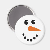 Snowman Face Magneet (Voorkant / Achterkant)
