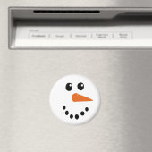 Snowman Face Magneet (Insitu (Vaatwasser))