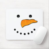 Snowman Face Muismat (Met muis)