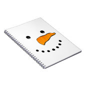 Snowman Face Notitieboek (Rechterzijde)