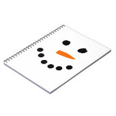 Snowman Face Notitieboek (Linkerzijde)