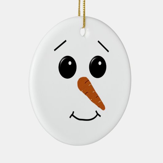 Snowman Face Ornament (Rechts)