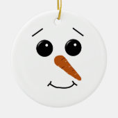 Snowman Face Ornament (Voorkant)