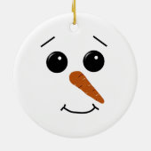 Snowman Face Ornament (Achterkant)