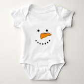 Snowman Face Romper (Voorkant)