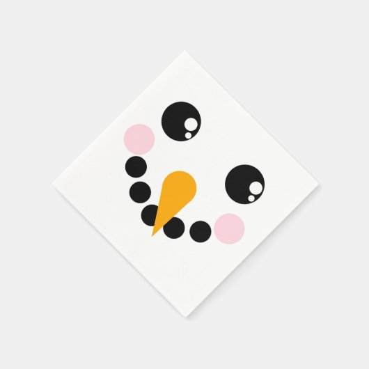 Snowman Face Servetten (Hoek)