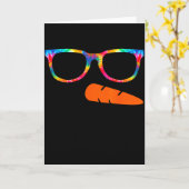 Snowman Face Shirt Womens Eyelashes Gle Tie Dye Ch Kaart (Gele Bloem)