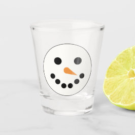 Snowman Face Shot Glas