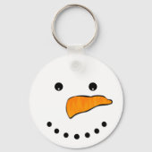 Snowman Face Sleutelhanger (Voorkant)