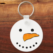 Snowman Face Sleutelhanger (Voorkant)