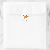 Snowman Face Sticker (Tas)