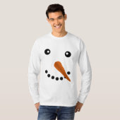 SNOWMAN FACE T-SHIRT (Voorkant volledig)