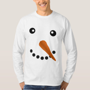 SNOWMAN FACE T-SHIRT