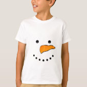 Snowman Face T-shirt (Voorkant)