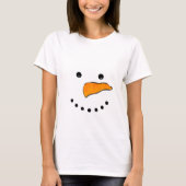 Snowman Face T-shirt (Voorkant)