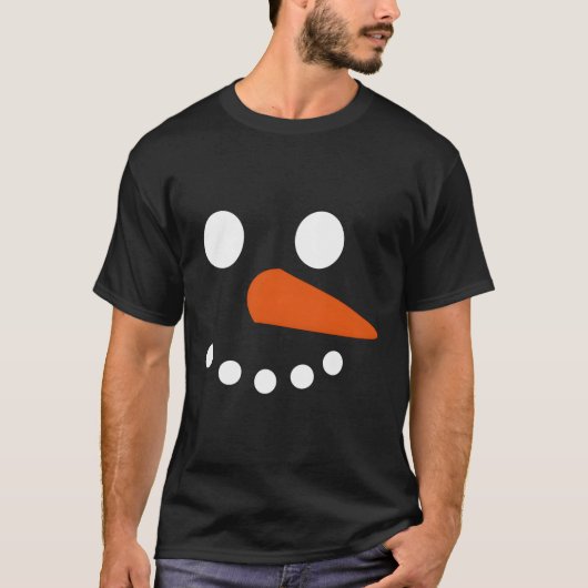 Snowman Face T-shirt (Voorkant)