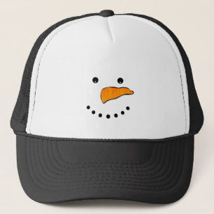 Snowman Face Trucker Pet