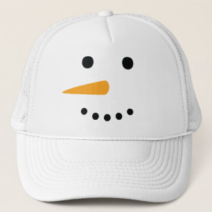 Snowman Face Trucker Pet