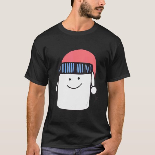 Snowman Face Ugly Kerstkerstkerstkerstkerstkerstke T-shirt (Voorkant)