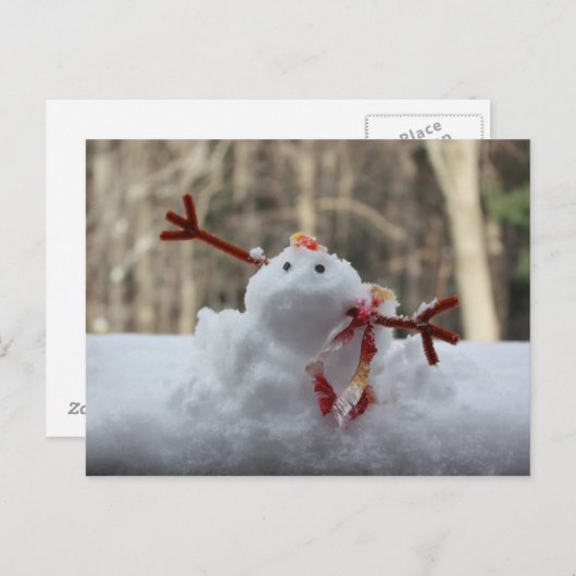 Snowman Fail Briefkaart (Voorkant / Achterkant)
