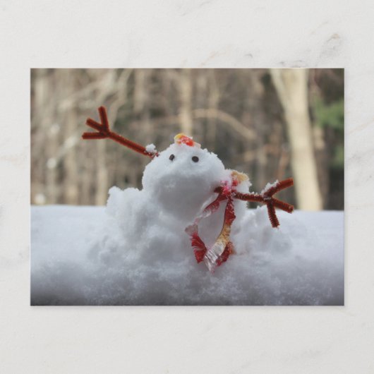 Snowman Fail Briefkaart (Voorkant)