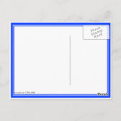 Snowman Familie Briefkaart (Achterkant)