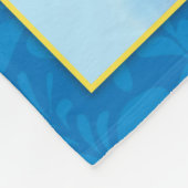 Snowman familie fleece blanket cartoon deken (Hoek)