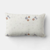 Snowman familie gepersonaliseerde Kerstmis gooien  Kussen (Achterkant)