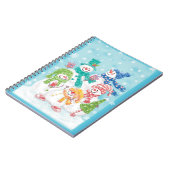 Snowman-familie in de sneeuw notitieboek (Linkerzijde)