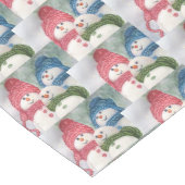 Snowman Familie Medium Tafelloper (Hoek)