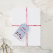 Snowman Family Kerstcadeaus voor kerstcadeaus Cadeaulabel (Met Touw)