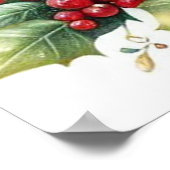 Snowman Family Kerstmis Poster (Hoek)