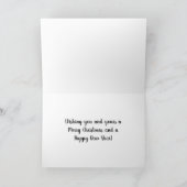 Snowman Feestdagen Kaart (Binnen)