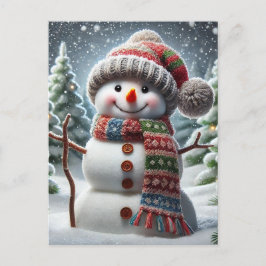 Snowman Feestdagenkaart
