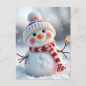 Snowman Feestdagenkaart (Voorkant)
