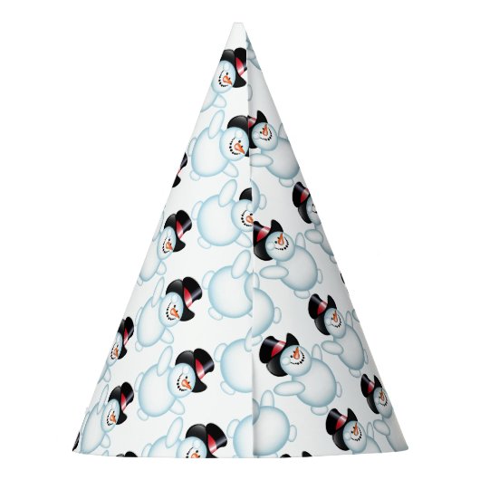 Snowman Feesthoedjes (Achterkant)