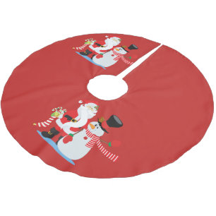 Snowman Festive Tree Skirt Kerstboom Rok