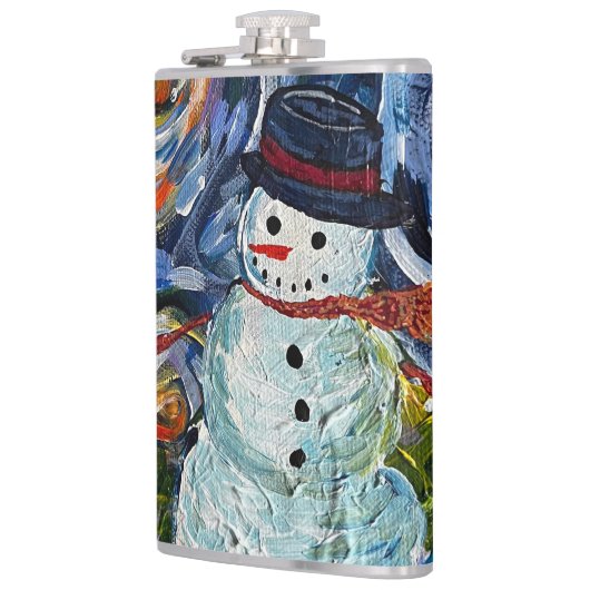 Snowman Flask Heupfles (Links)
