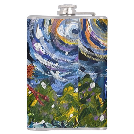 Snowman Flask Heupfles (Achterkant)