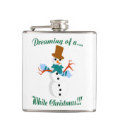 Snowman Flask Heupfles (Voorkant)