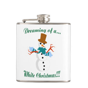 Snowman Flask Heupfles