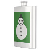 Snowman Flasks voor het glimlachen Heupfles (Links)